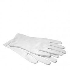 Перчатки Хлопчатобумажные косметические набор 2 штуки белый 407500
