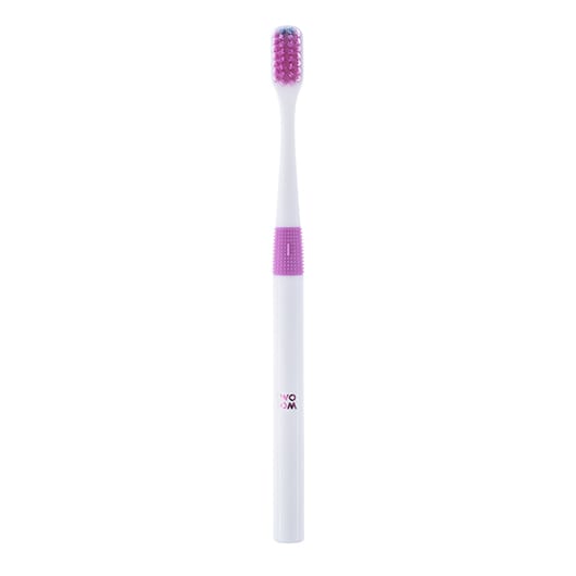 Зубна Щітка Woom Ultra Soft ультра м'яка білий рожевий -  
