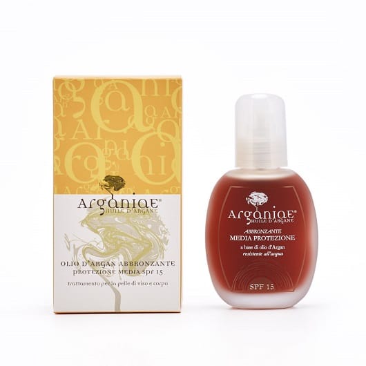 Солнцезащитное масло для загара SPF15 средняя защита с аргановым маслом i Solari