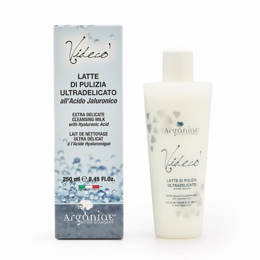 Экстра деликатное очищающее молочко для лица с гиалуроновой кислотой Videco'