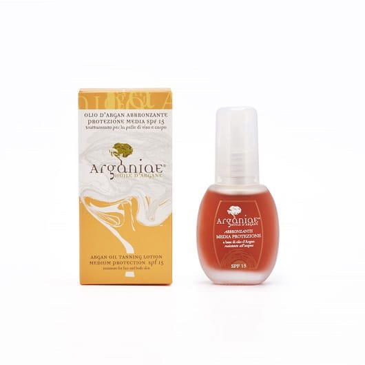 Солнцезащитное масло для загара SPF15 средняя защита с аргановым маслом i Solari