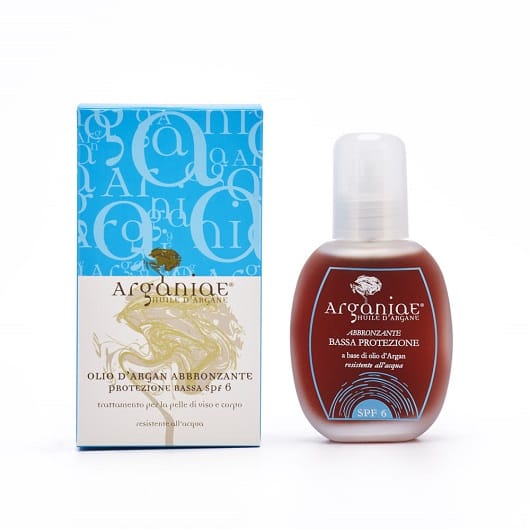Солнцезащитное масло для загара SPF6 низкая защита с аргановым маслом i Solari