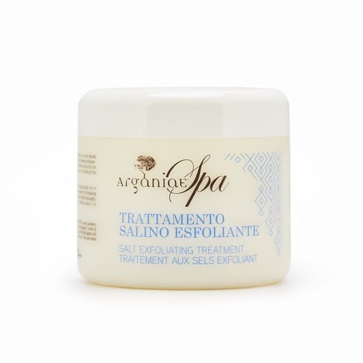 Эксфолиантный солевой пилинг-маска с морской солью и аргановым маслом Spa