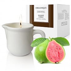 Свічка для Масажу з аргановою олією ароматична Guava кераміка ecru 324126