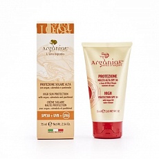 Сонцезахисний крем SPF30 високий захист для шкіри з аргановою олією i Solari