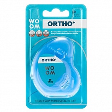 Зубная Нить Woom Ortho+ Orthodontic ортодонтическая 50 прядей