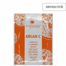 Пробник Освітлюючий антивіковий крем для обличчя з вітаміном C Argan C