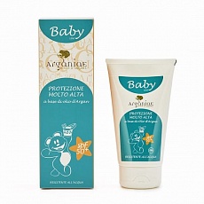 Дитячий сонцезахисний крем SPF50+ дуже високий захист з аргановою олією Baby Дитячий сонцезахисний крем SPF50+ дуже високий захист з аргановою олією Baby